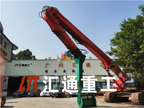 挖掘機(jī)打樁臂、打樁臂、打樁錘、挖掘機(jī)打樁臂廠家
