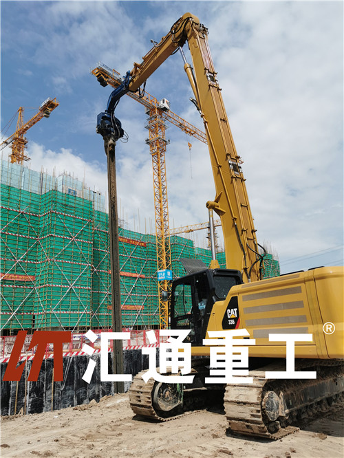 挖掘機(jī)打樁臂、打樁臂、打樁錘、挖掘機(jī)打樁臂廠家
