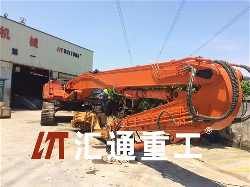 挖掘機(jī)打樁臂、打樁臂、打樁錘、挖掘機(jī)打樁臂廠家